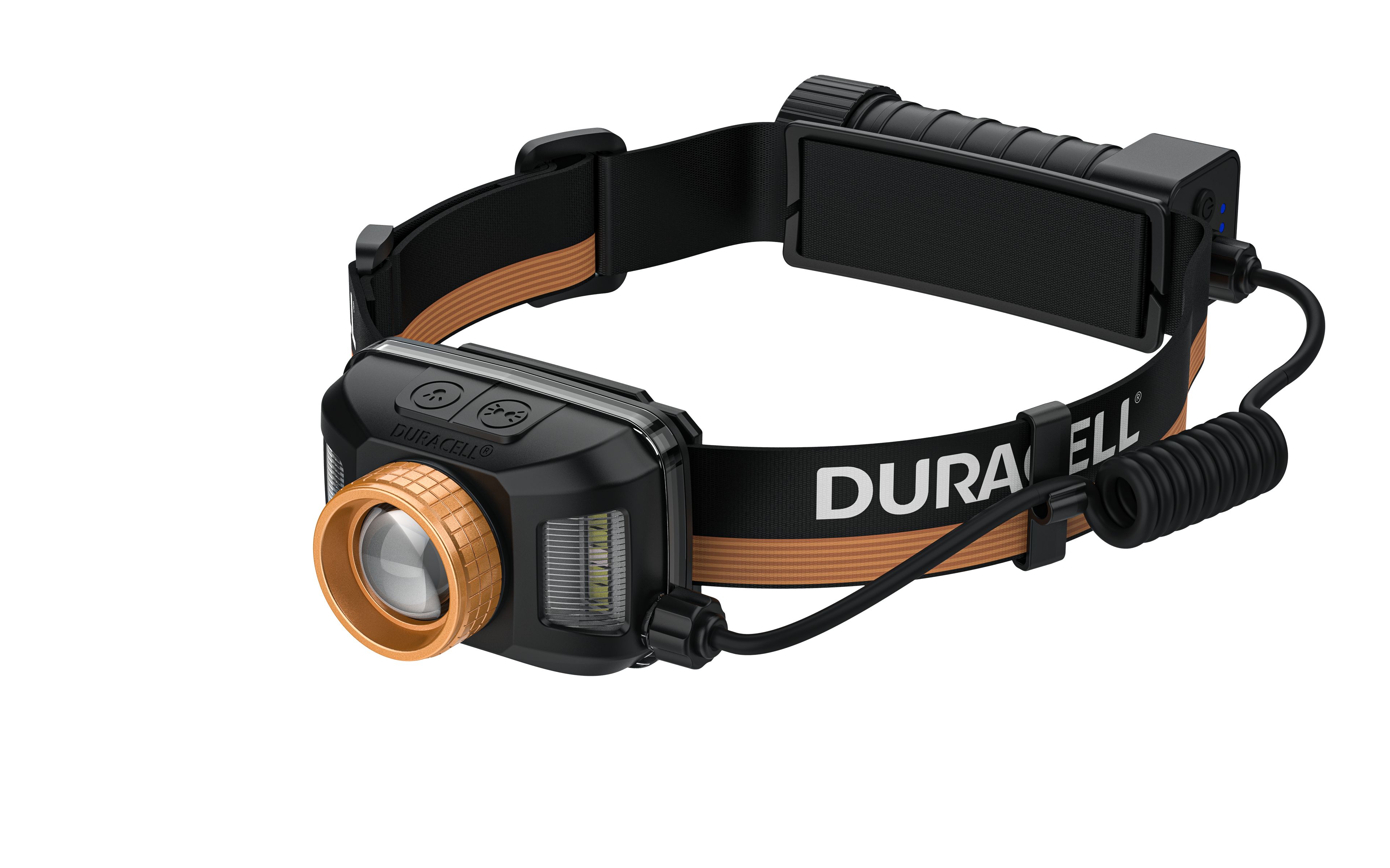 Duracell DH1500R Stirnlampe 1500 Lumen 1x18650 Akku wiederaufladbar